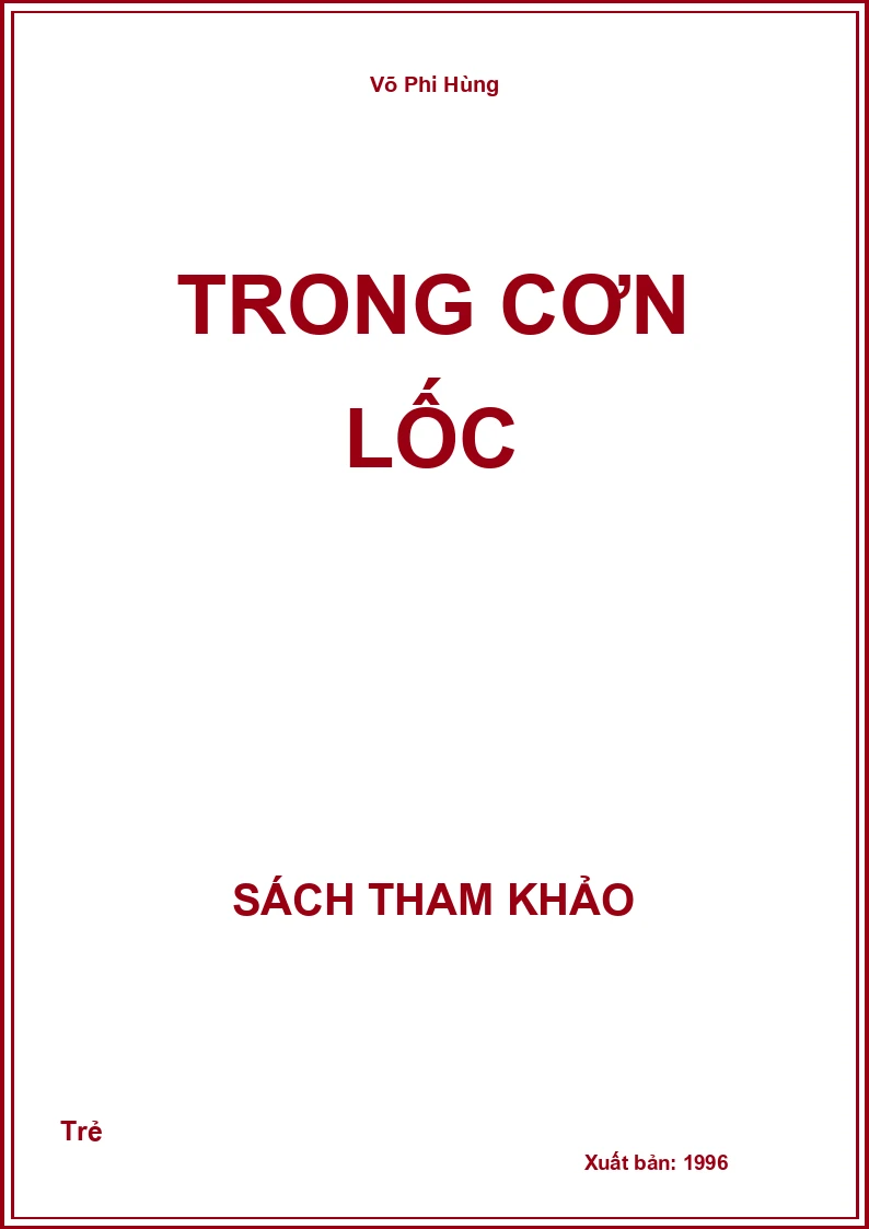 Trong cơn lốc