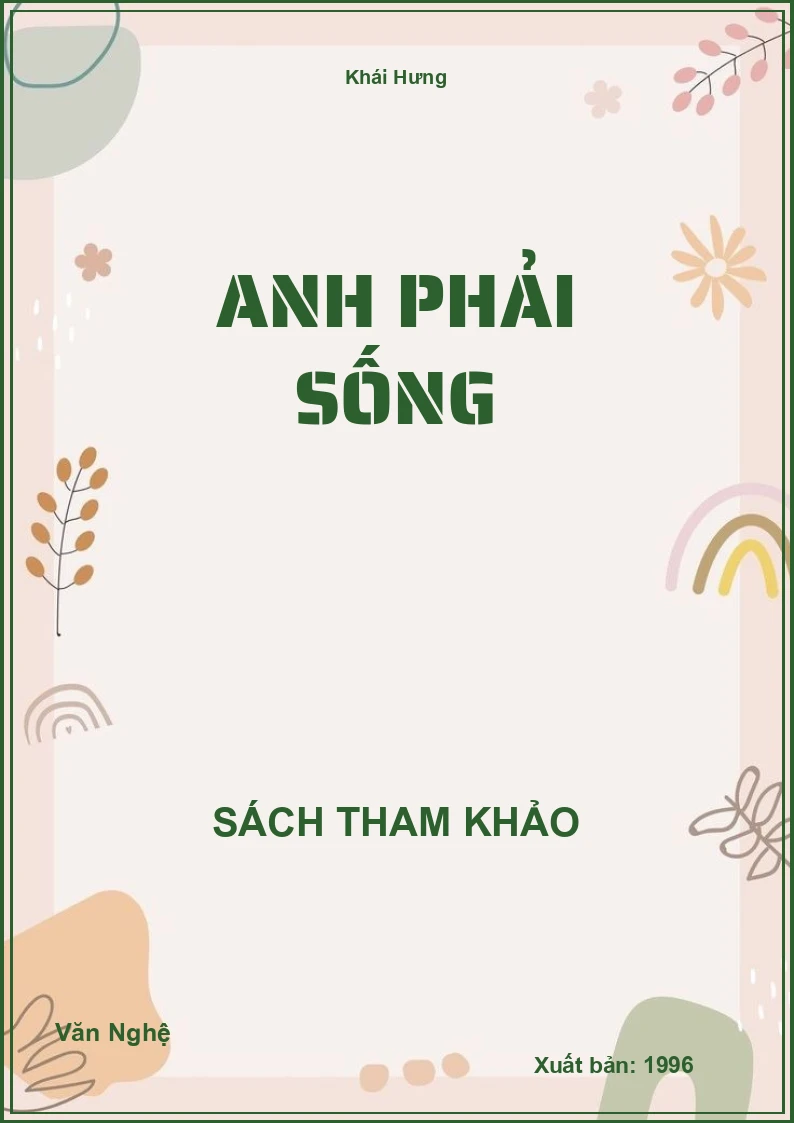 Anh phải sống