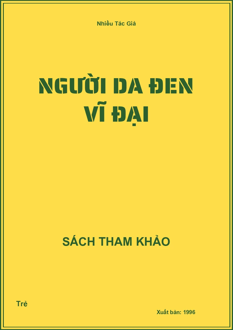 Người da đen vĩ đại