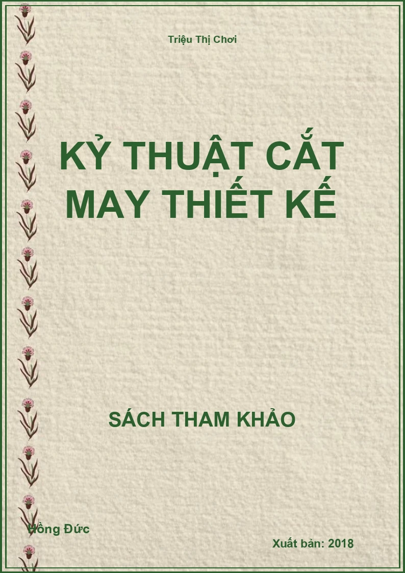 Kỷ thuật Cắt may thiết kế