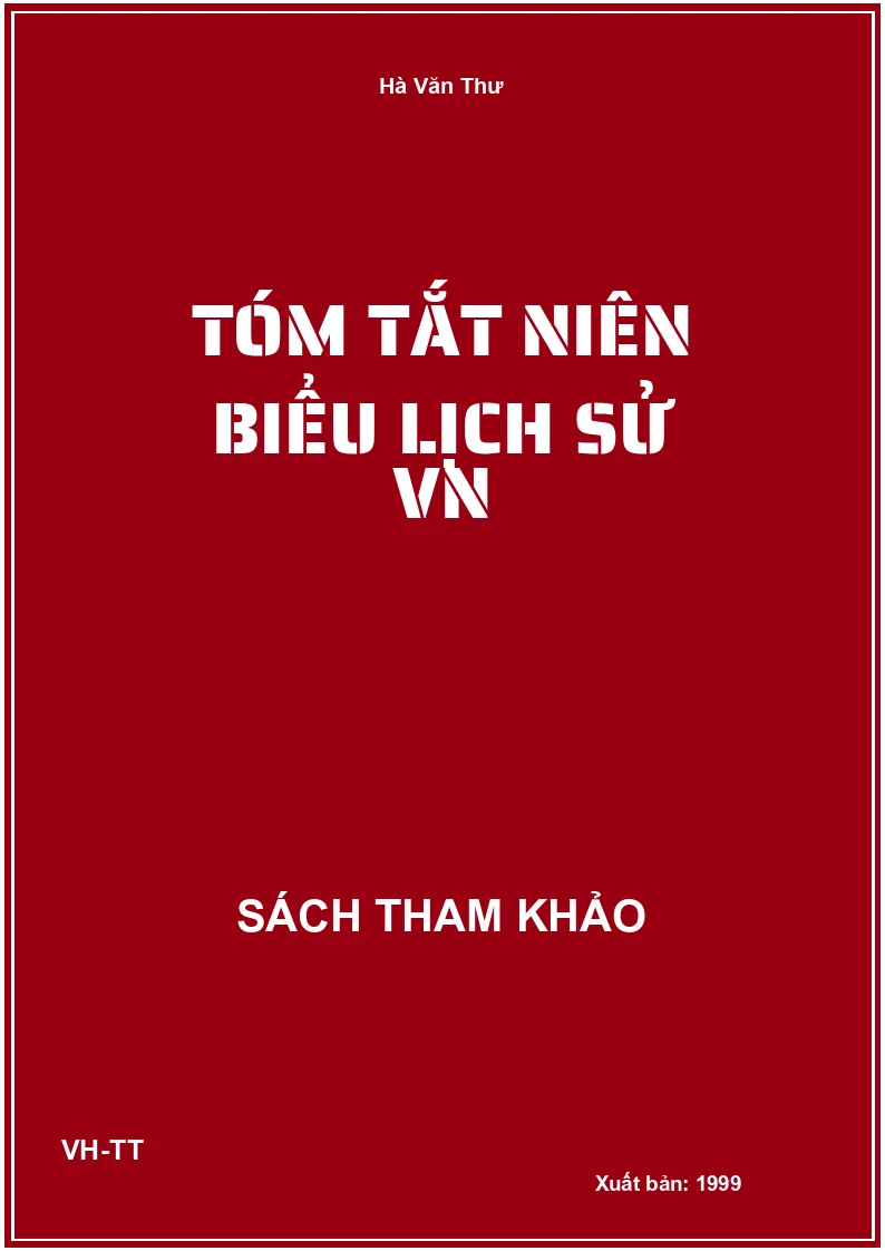 Tóm tắt niên biểu lịch sử VN