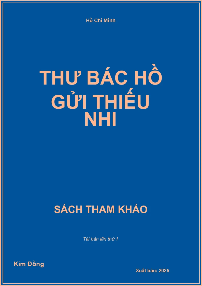 Thư Bác Hồ Gửi Thiếu Nhi