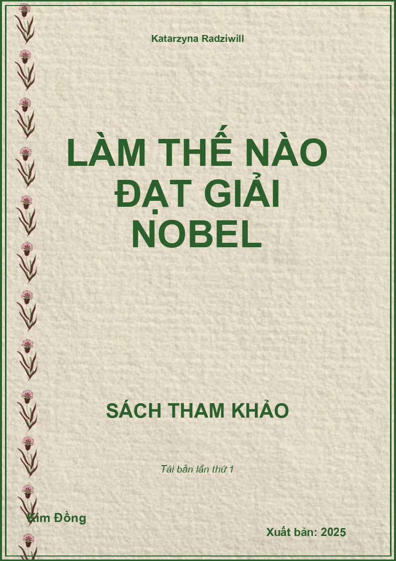 Làm thế nào đạt giải Nobel