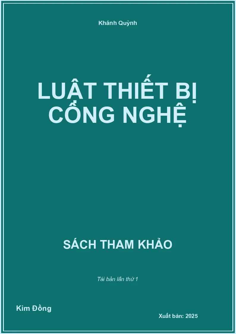 Luật thiết bị công nghệ