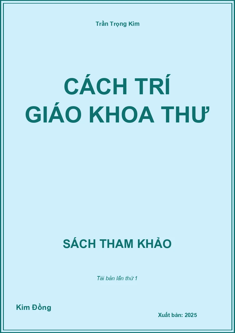 Cách Trí Giáo Khoa Thư