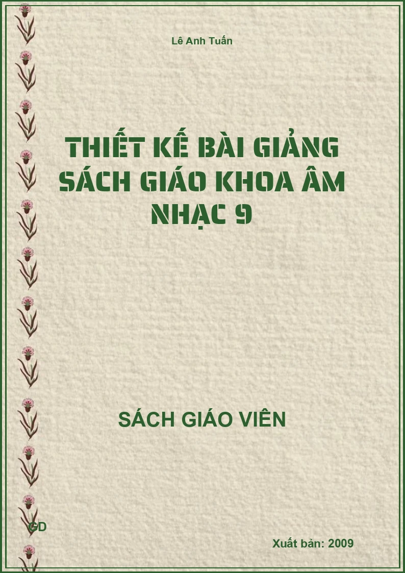 Thiết kế bài giảng Âm nhạc 9