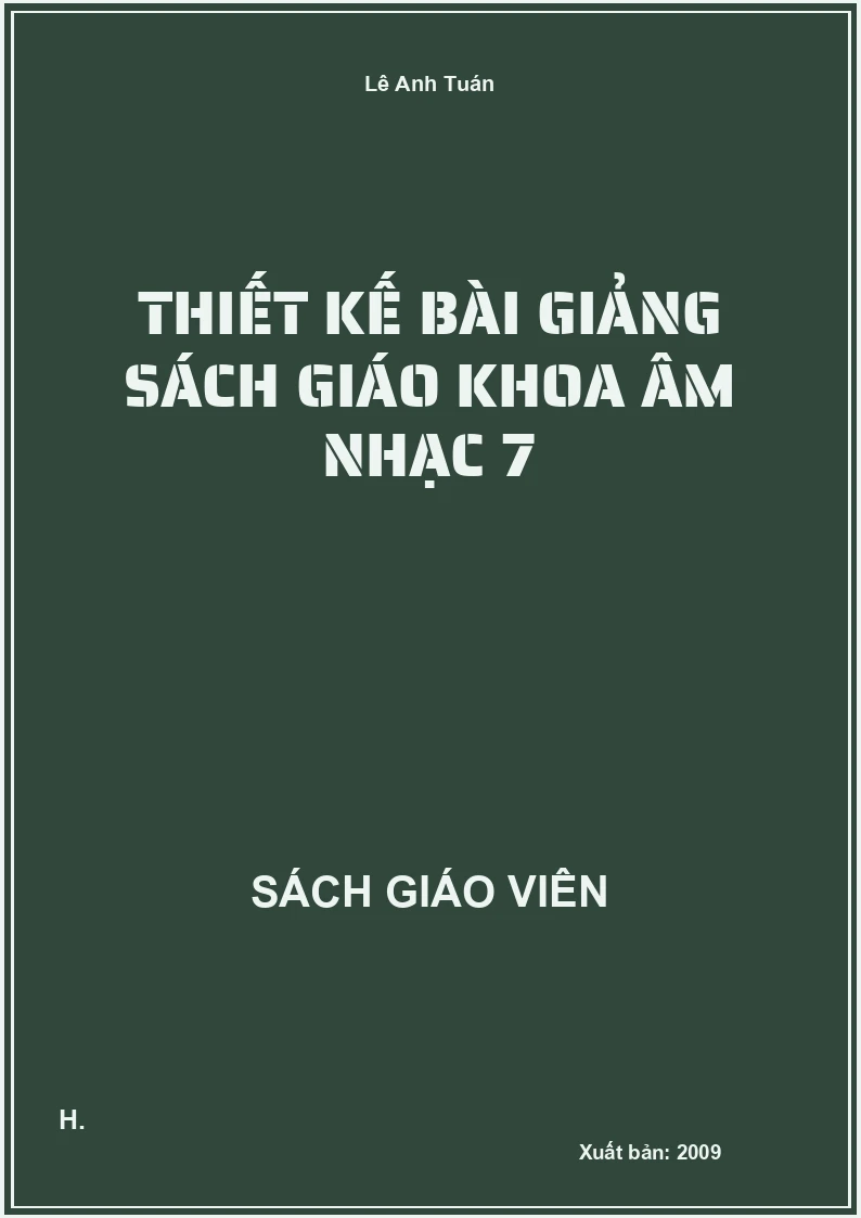 Thiết kế bài giảng Âm Nhạc 7
