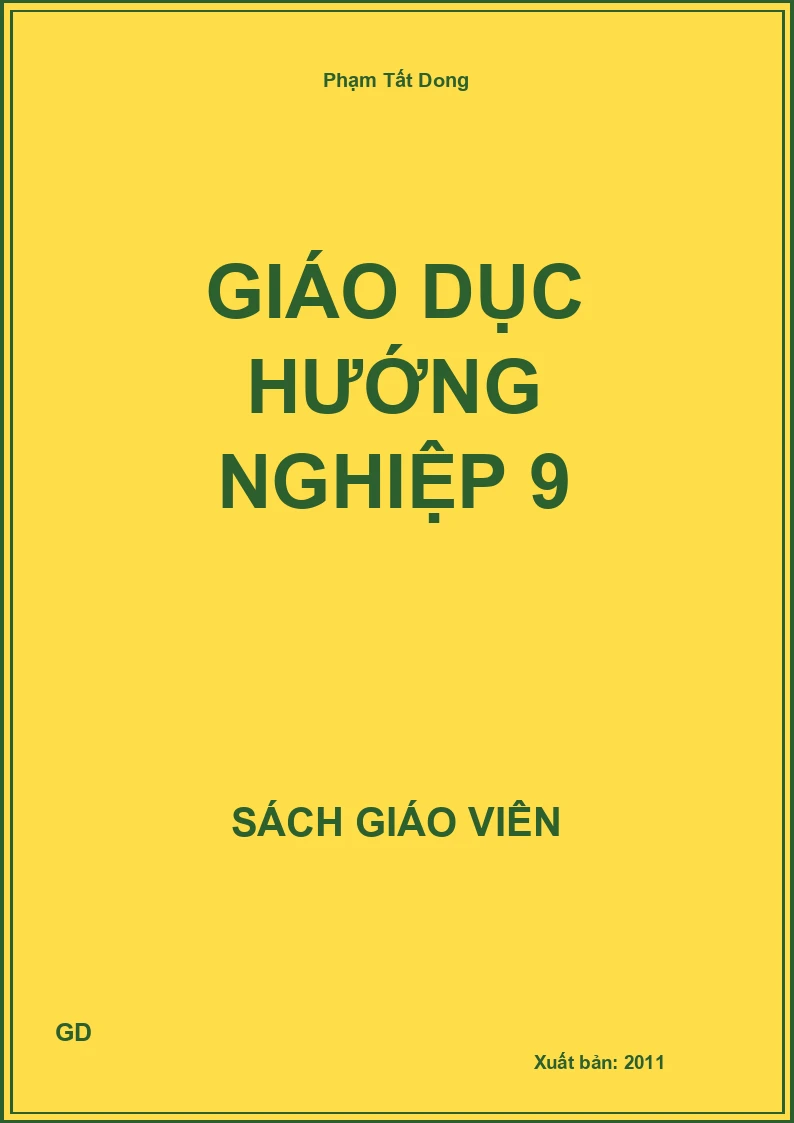 Giáo dục Hướng nghiệp 9
