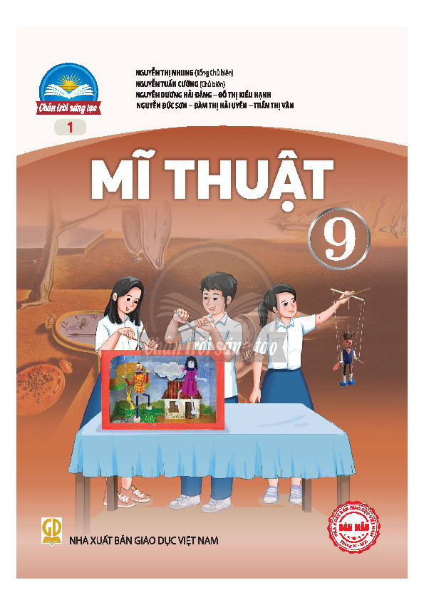 Sách giáo khoa Mỹ Thuật 9 - Bản 1 - Chân trời sáng tạo