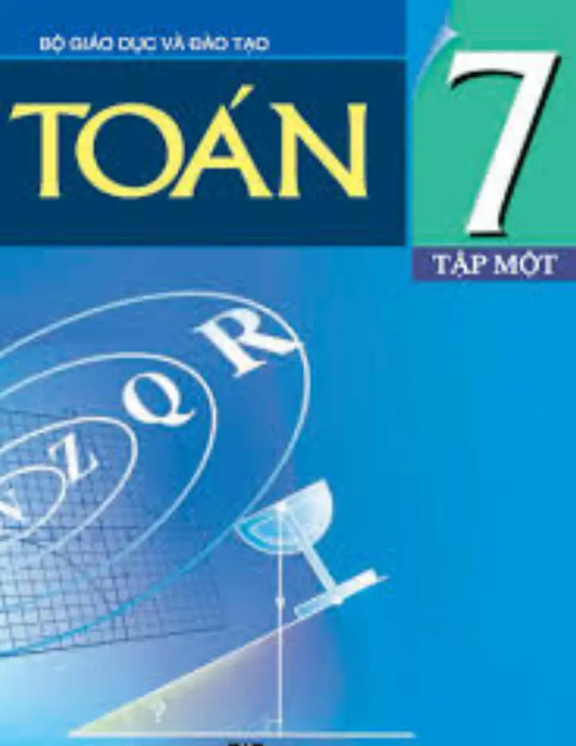 Sách giáo khoa Toán 7-Tập 1