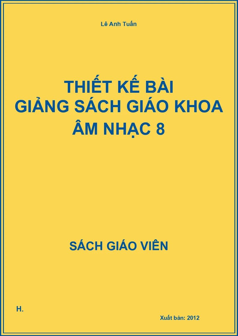 Thiết kế bài giảng Âm nhạc 8