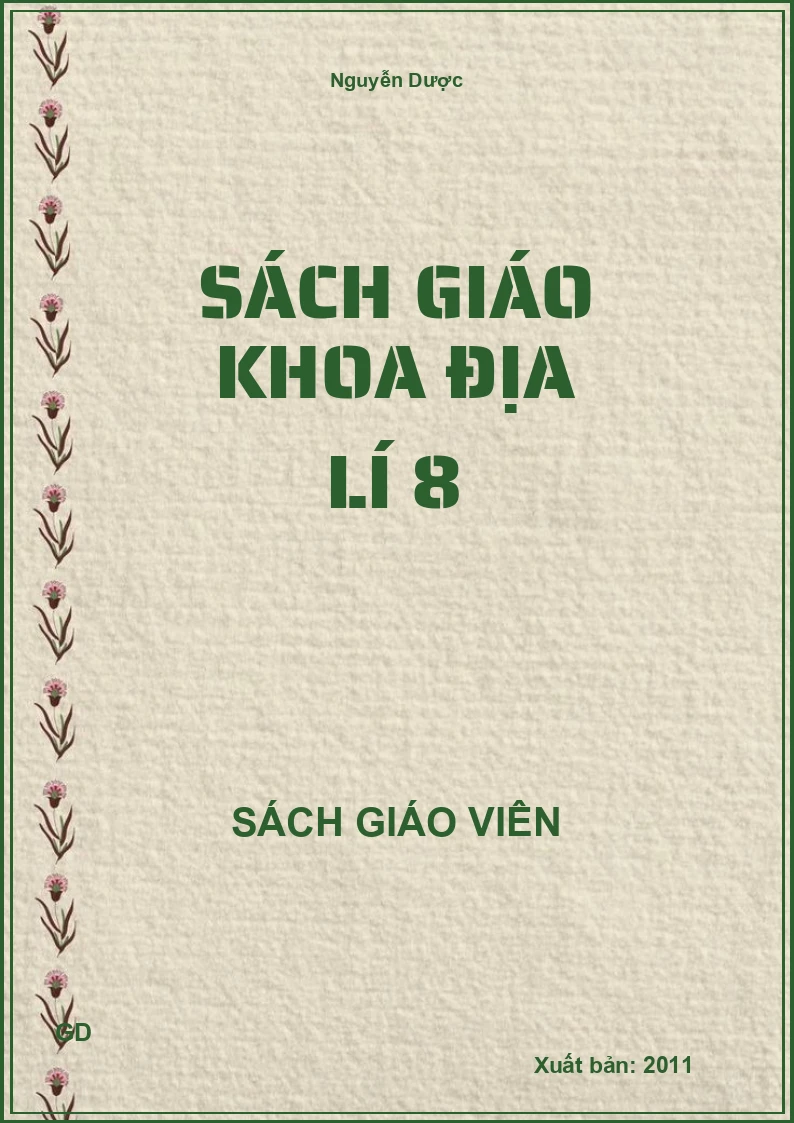 Sách giáo khoa Địa lí 8