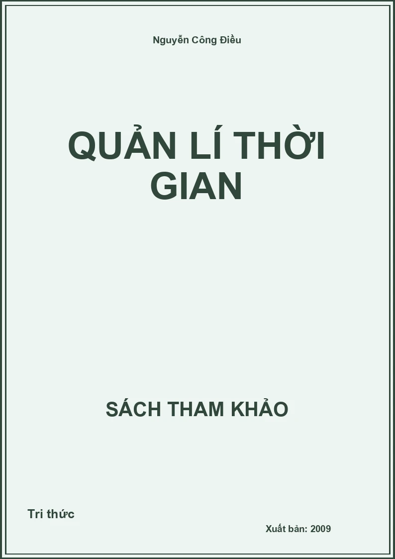 Quản Lí Thời Gian