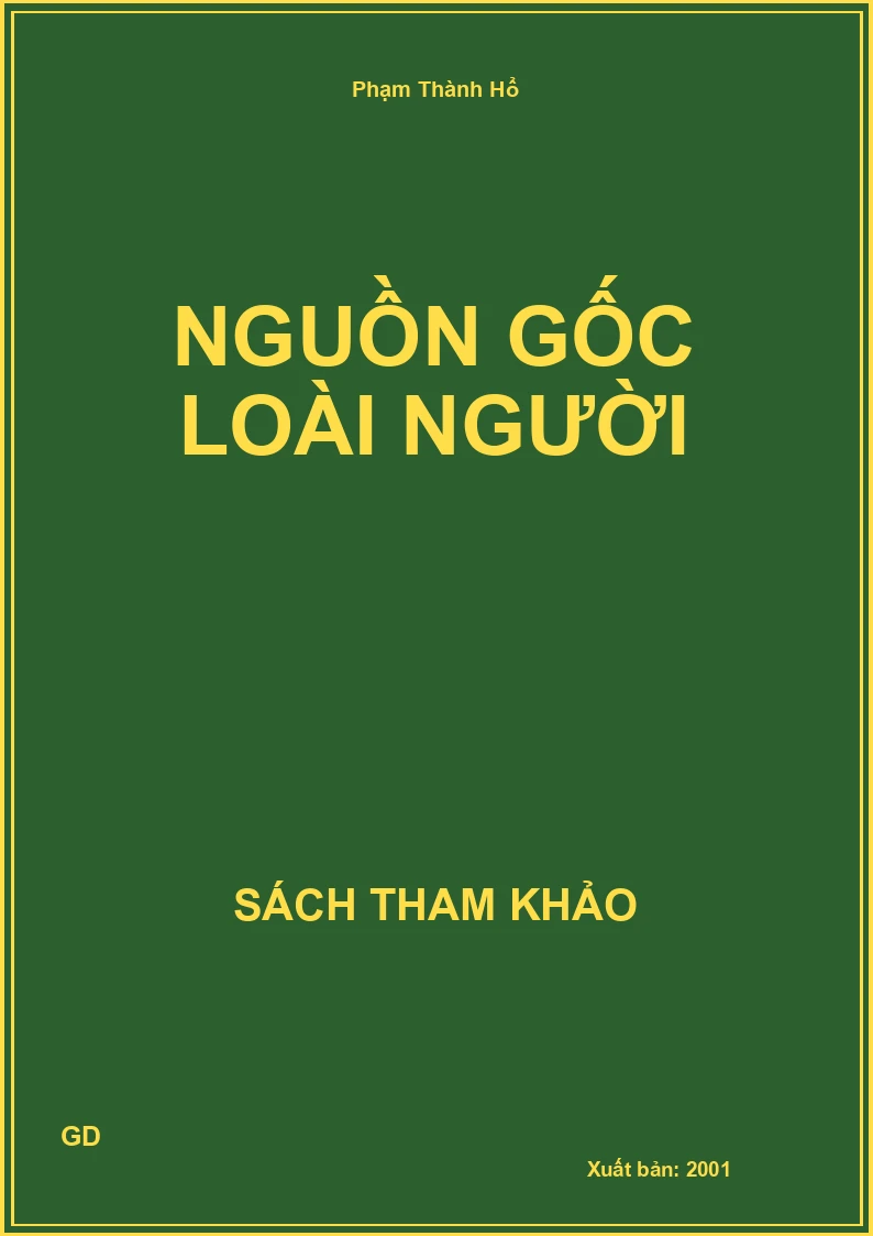 Nguồn Gốc Loài Người
