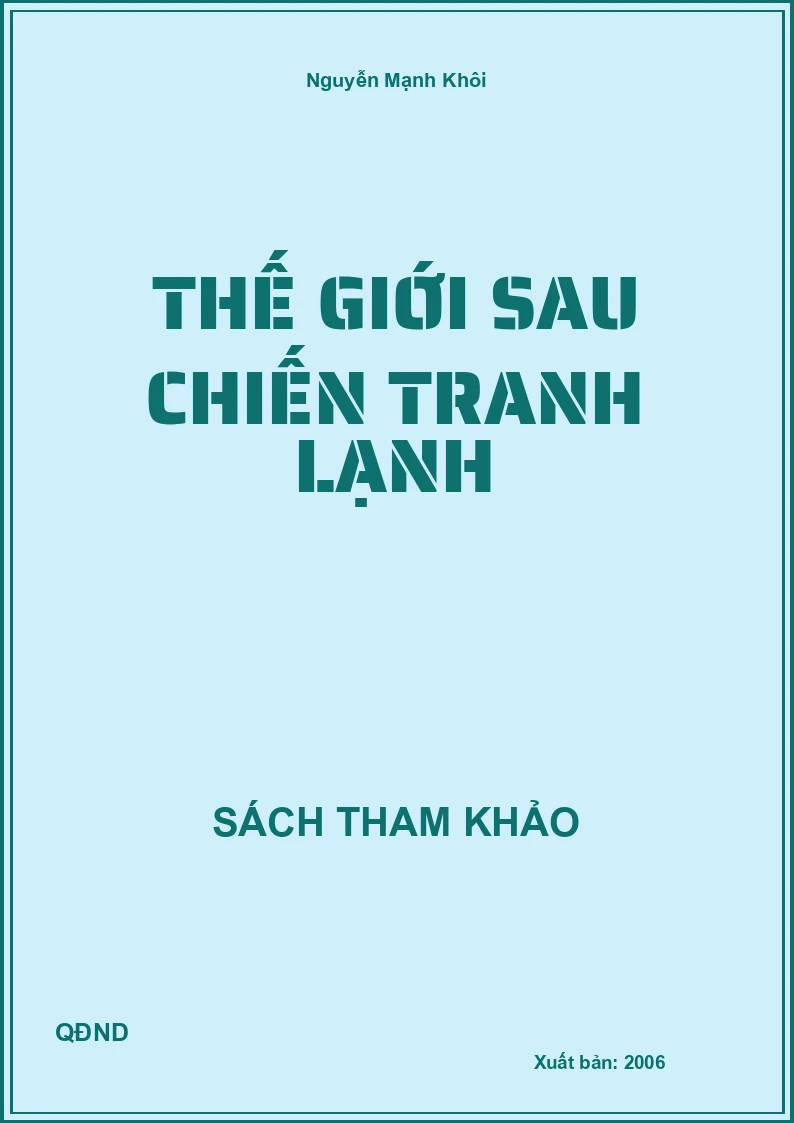 Thế giới sau chiến tranh lạnh
