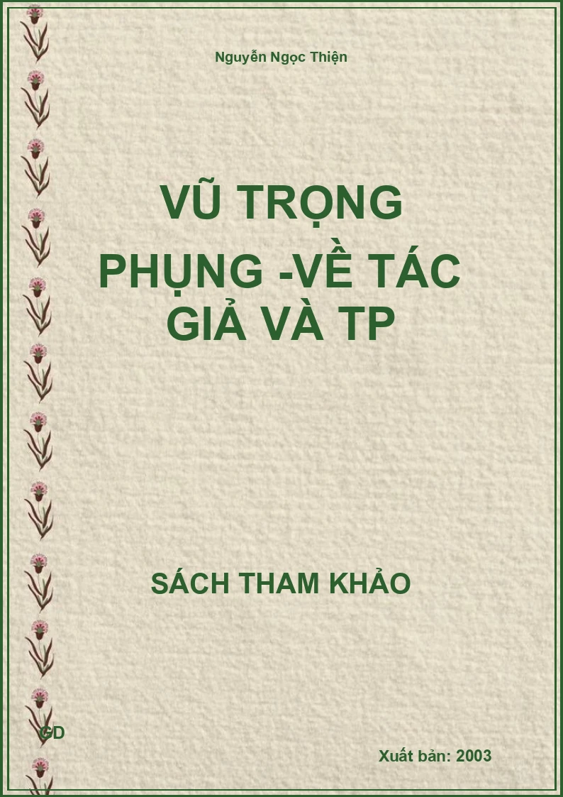 Vũ Trọng Phụng -Về Tác Giả Và TP