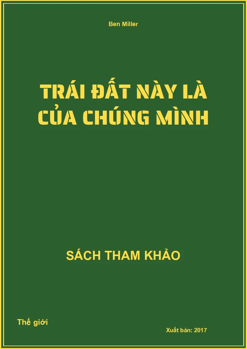 Trái Đất Này Là Của Chúng Mình