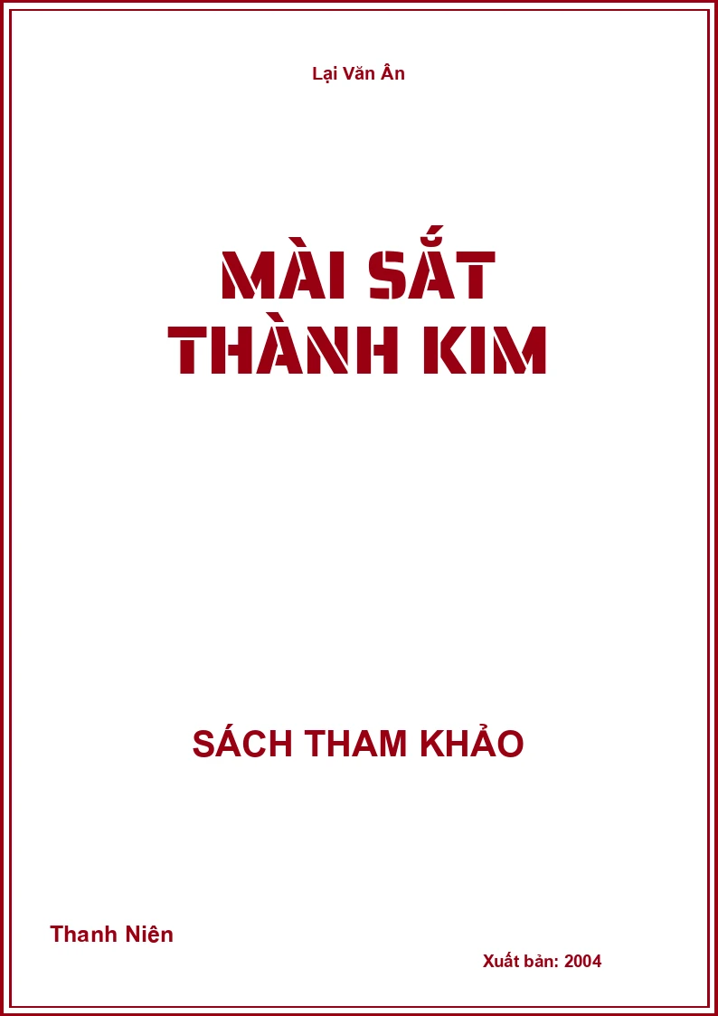 Mài sắt thành kim