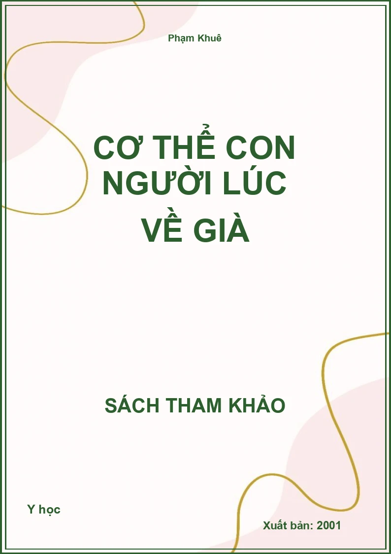 Cơ Thể Con Người Lúc Về Già