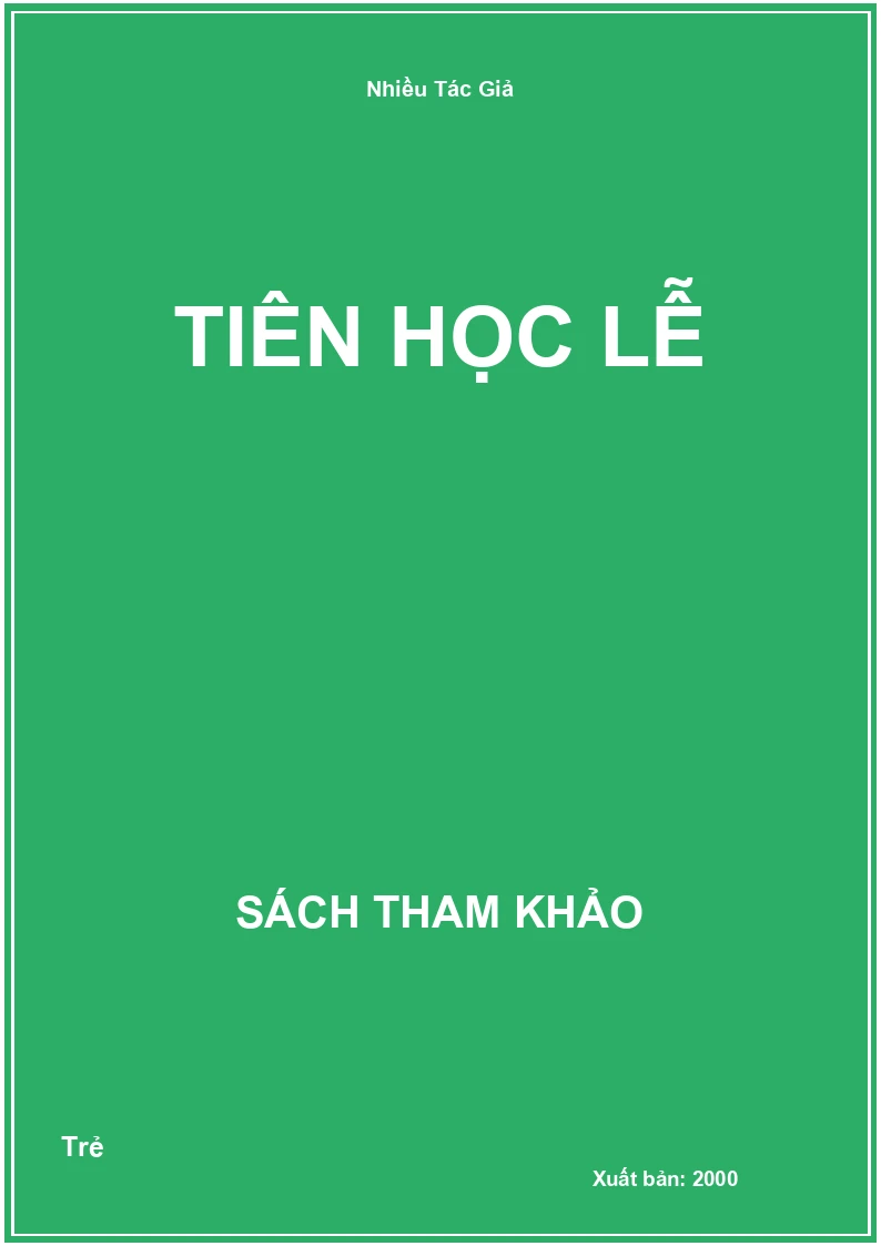 Tiên Học Lễ
