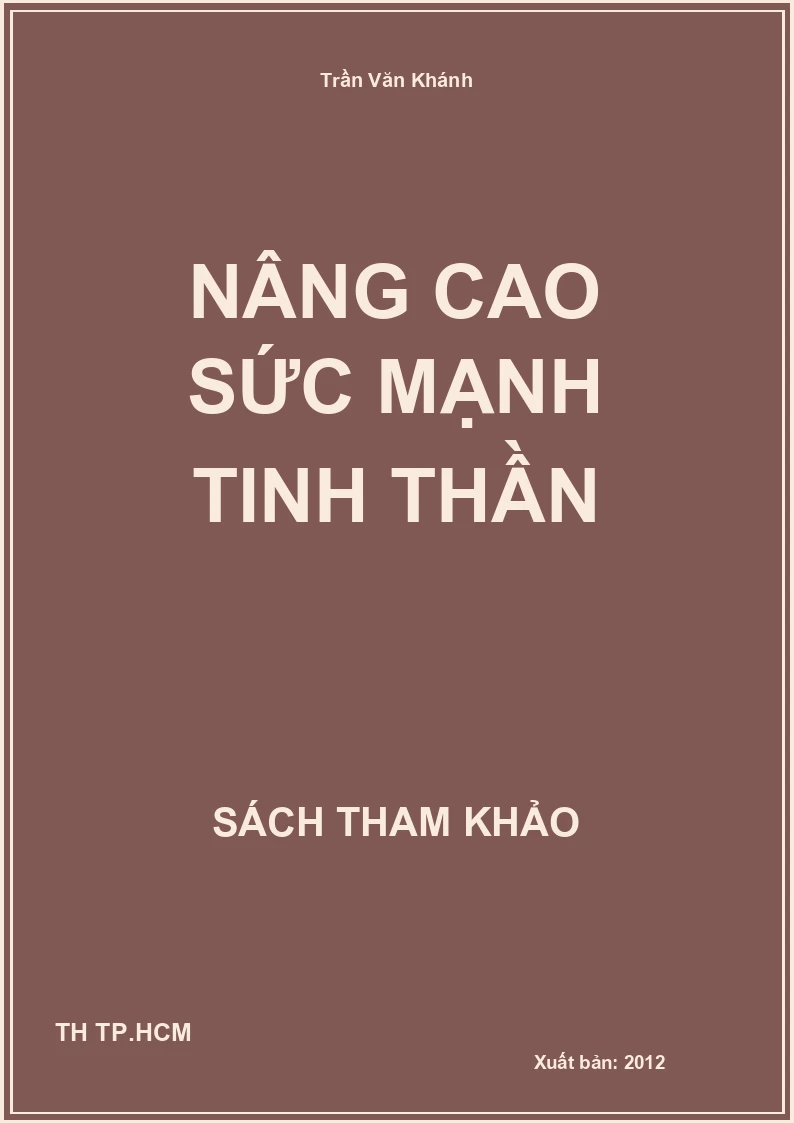 Nâng cao sức mạnh tinh thần