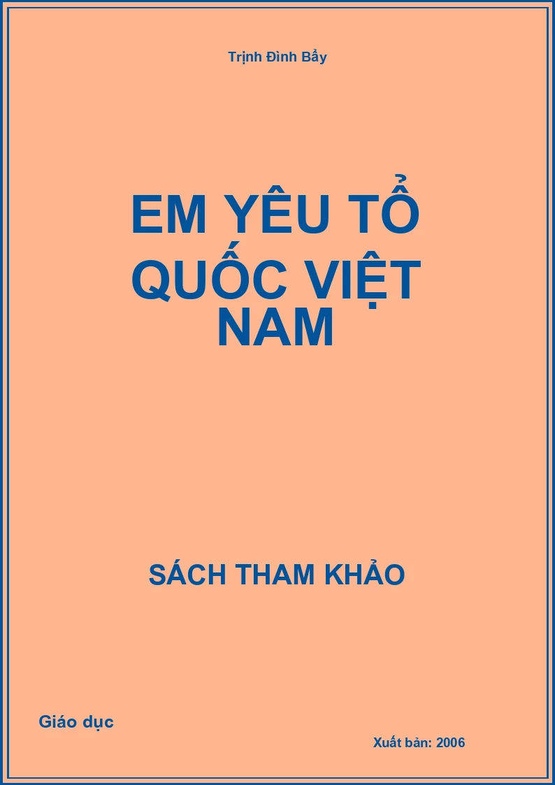 Em Yêu Tổ Quốc Việt Nam