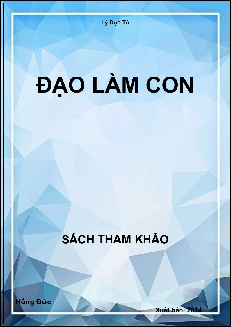 Đạo làm con