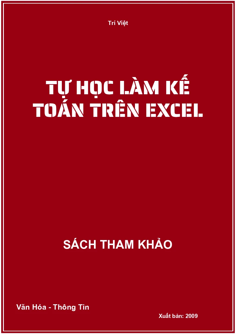Tự Học Làm Kế Toán Trên Excel