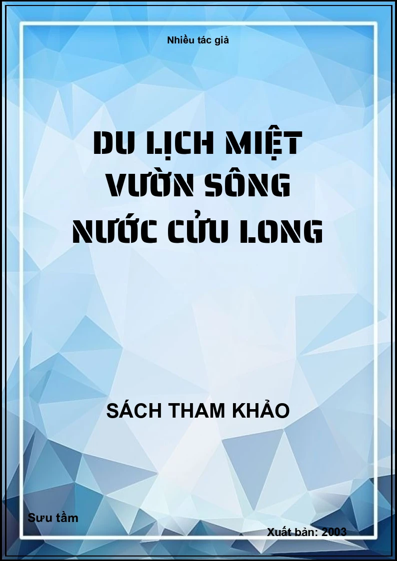 Du lịch miệt vườn sông nước cửu long