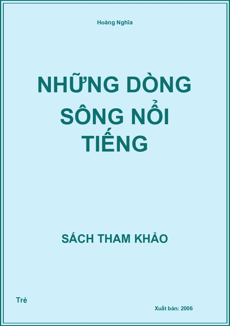 Những Dòng Sông Nổi Tiếng