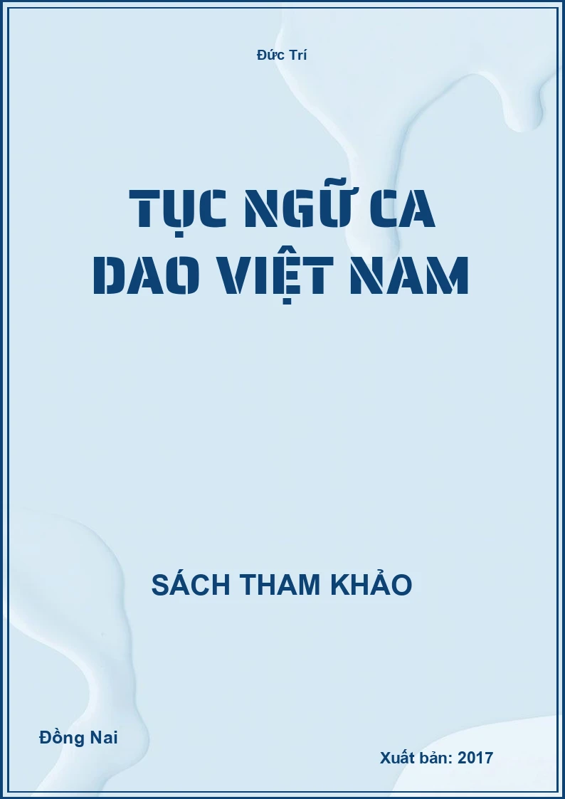 Tục Ngữ Ca Dao Việt Nam