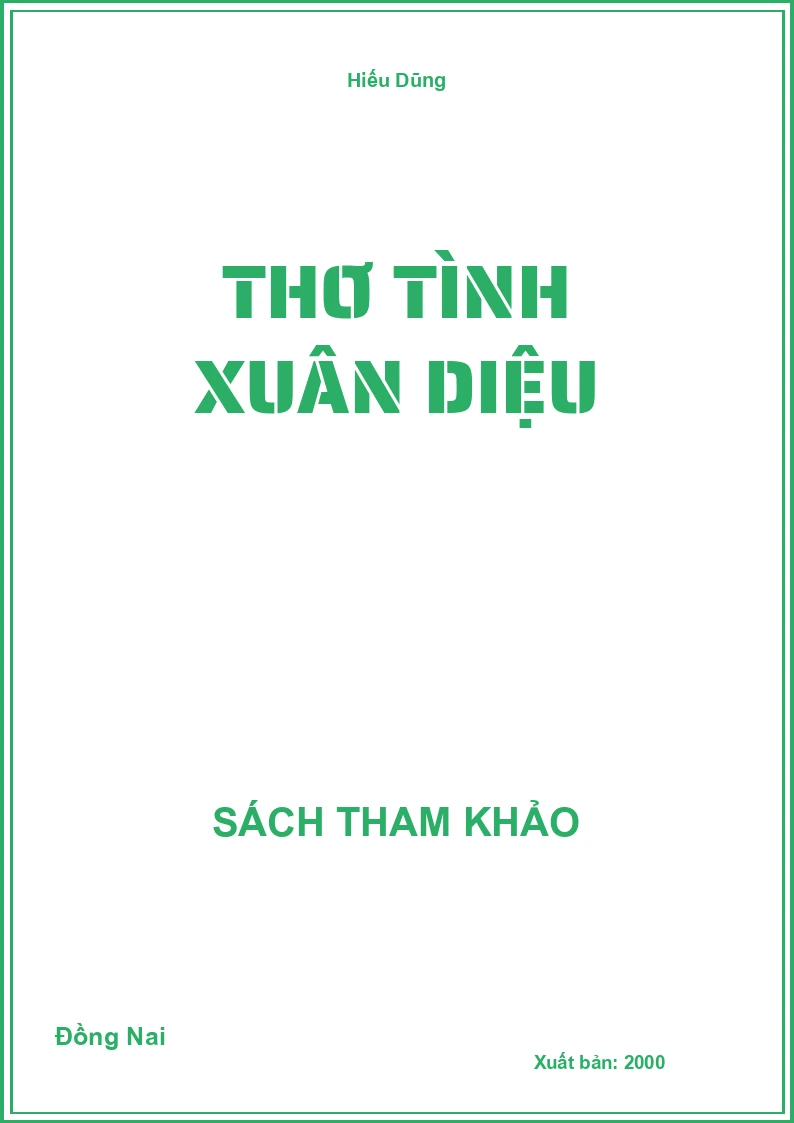 Thơ tình Xuân Diệu