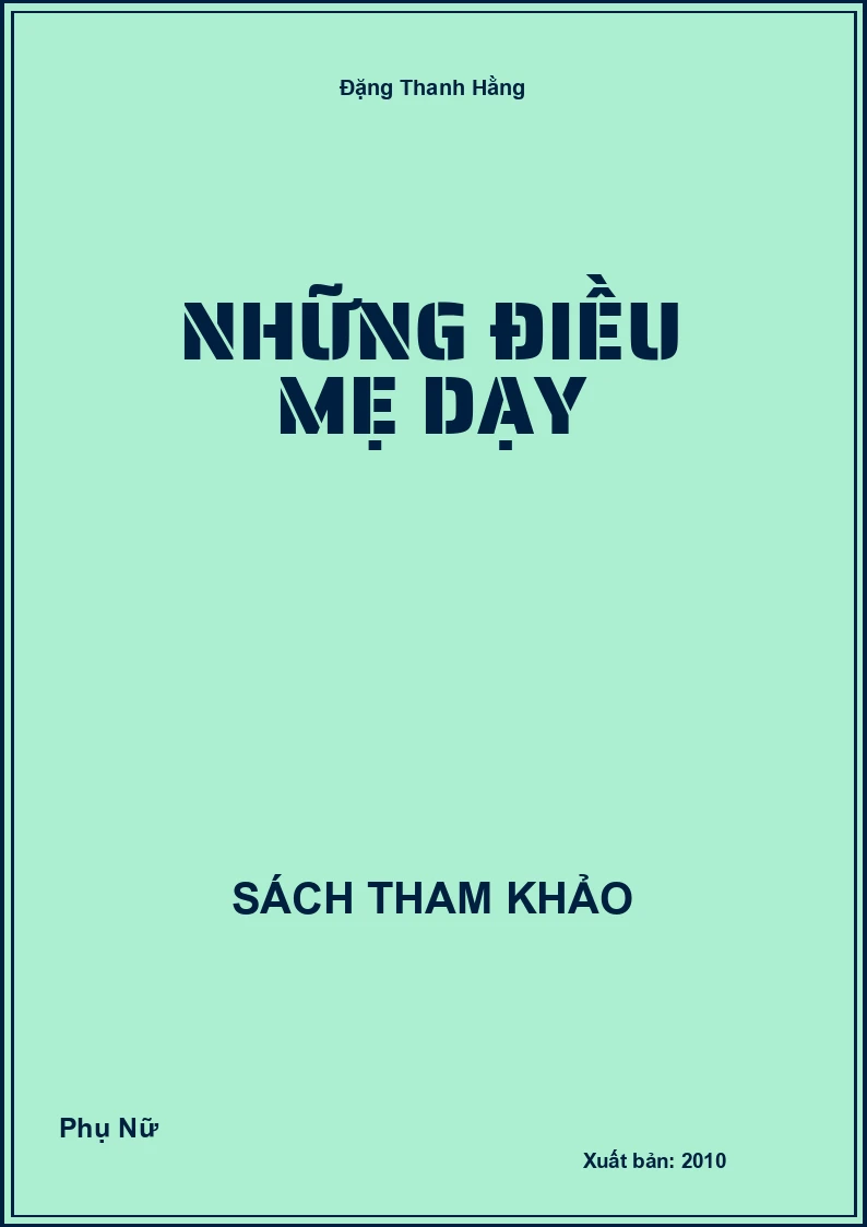 Những điều mẹ dạy