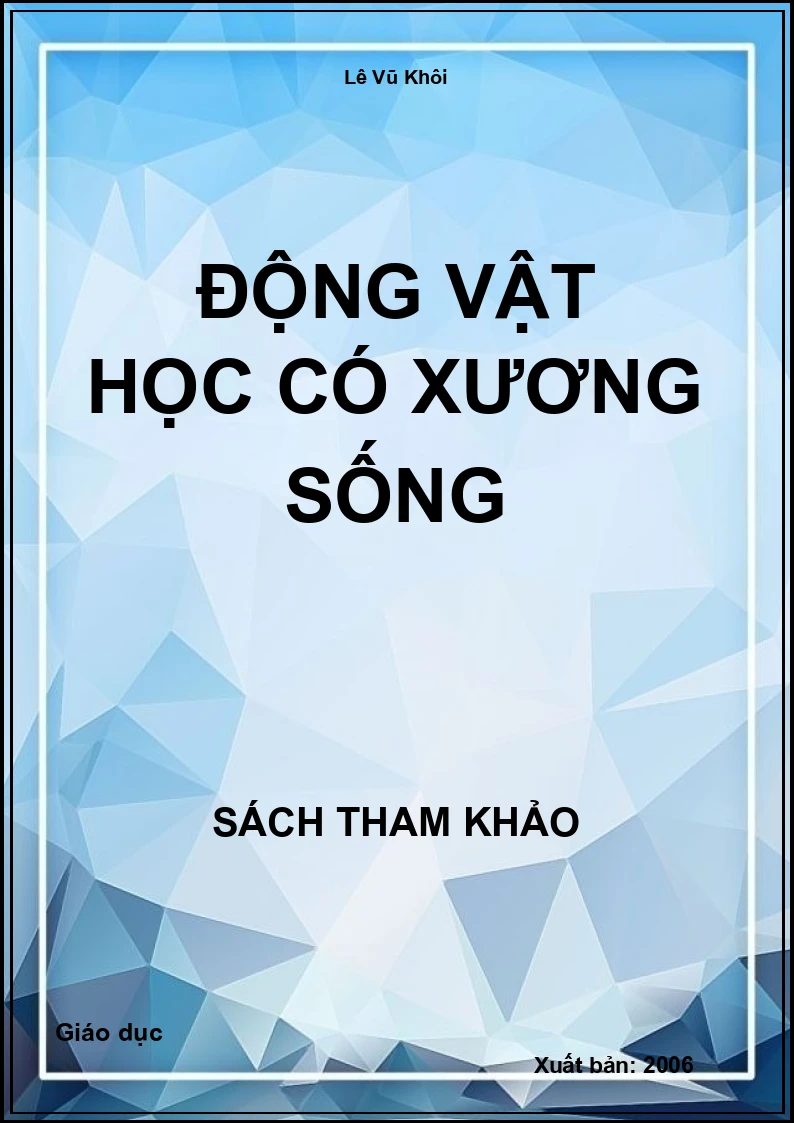 Động vật học có xương sống