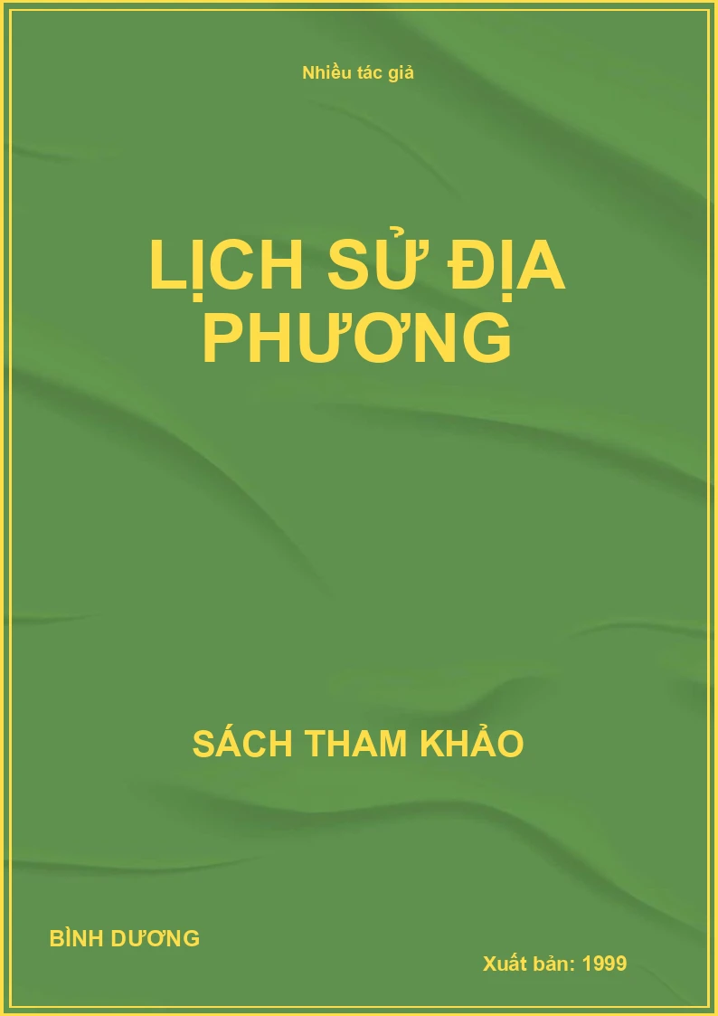 Lịch Sử Địa Phương