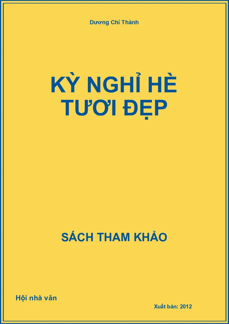Kỳ nghỉ hè tươi đẹp