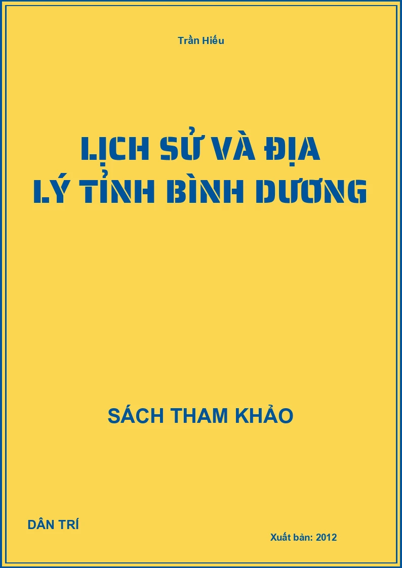 Lịch sử và địa lý tỉnh Bình Dương