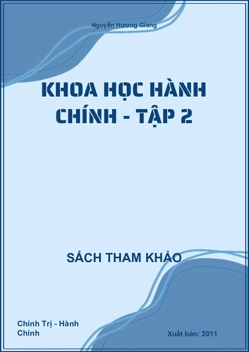 Khoa học hành chính - Tập 2