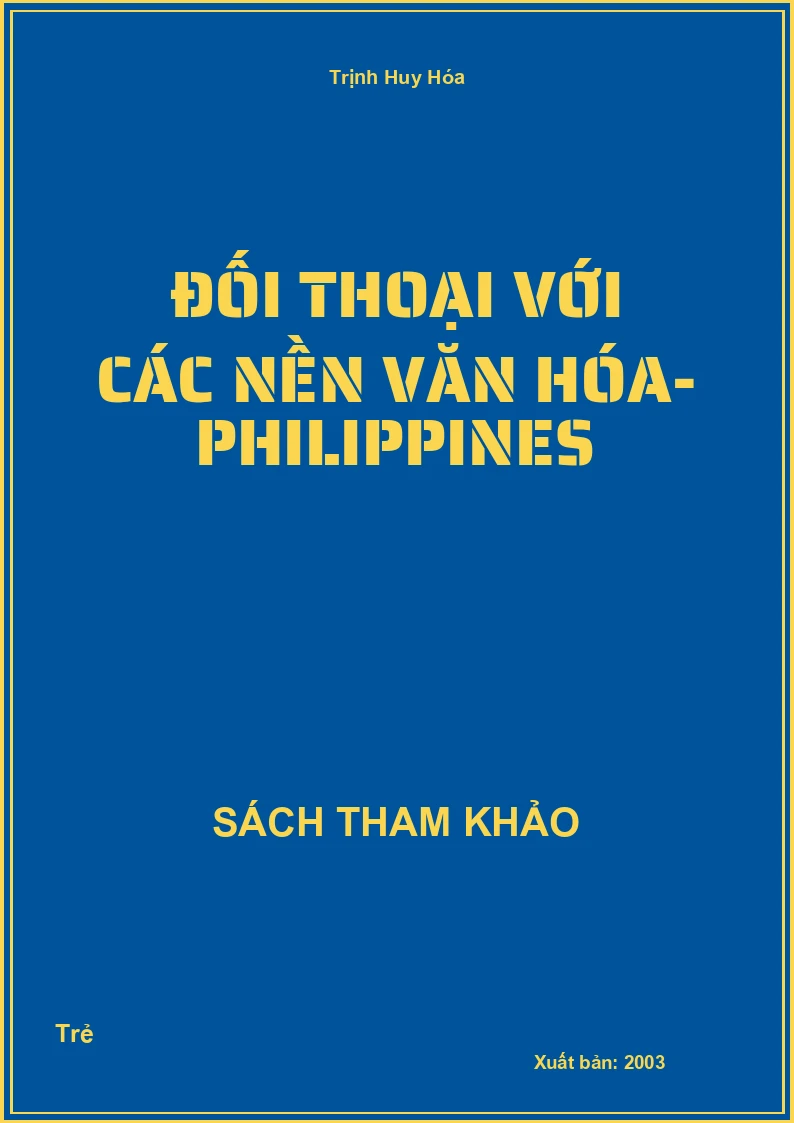 Đối Thoại Với Các Nền Văn Hóa- Philippines