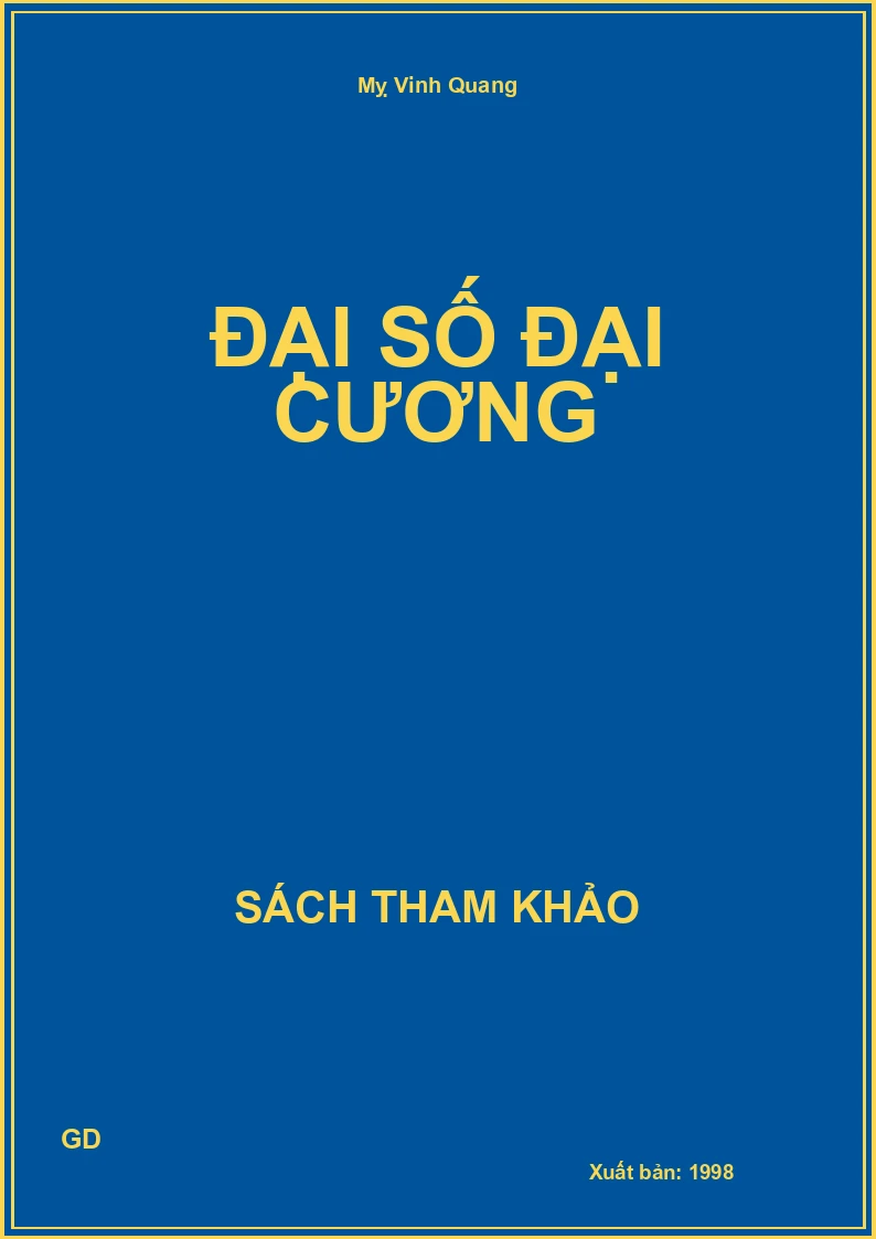 Đại Số Đại Cương