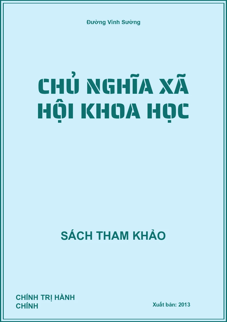 Chủ Nghĩa Xã Hội Khoa Học
