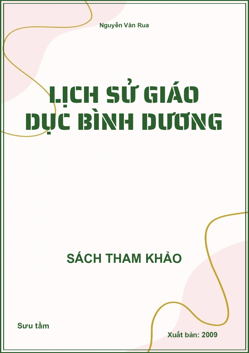 Lịch Sử Giáo Dục Bình Dương