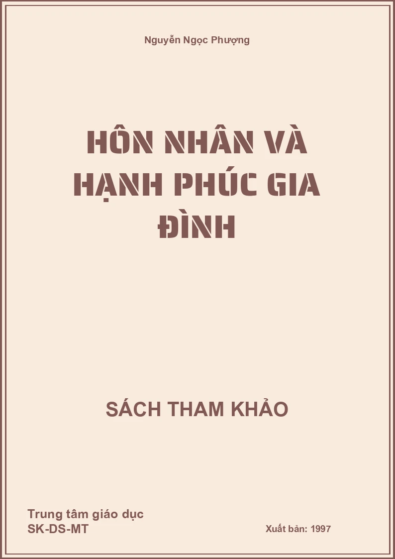 Hôn nhân và hạnh phúc gia đình