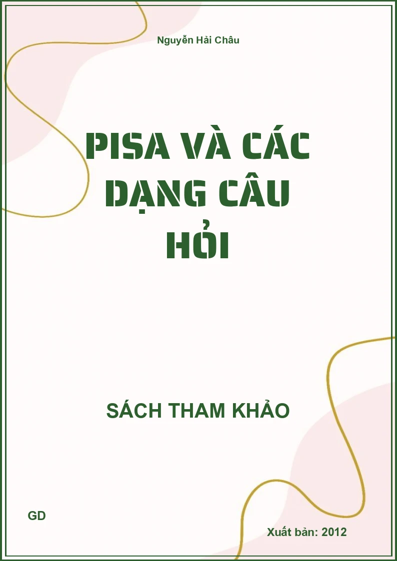 Pisa Và Các Dạng Câu Hỏi
