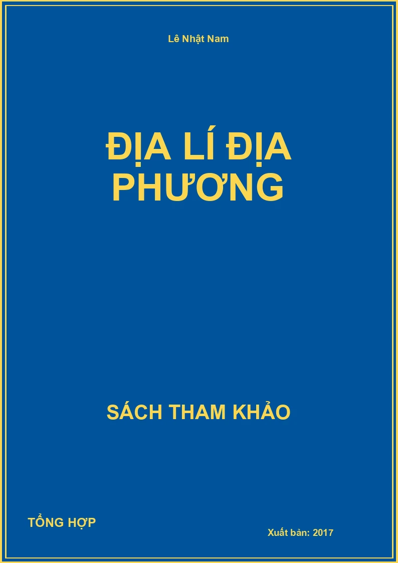 Địa Lí Địa Phương