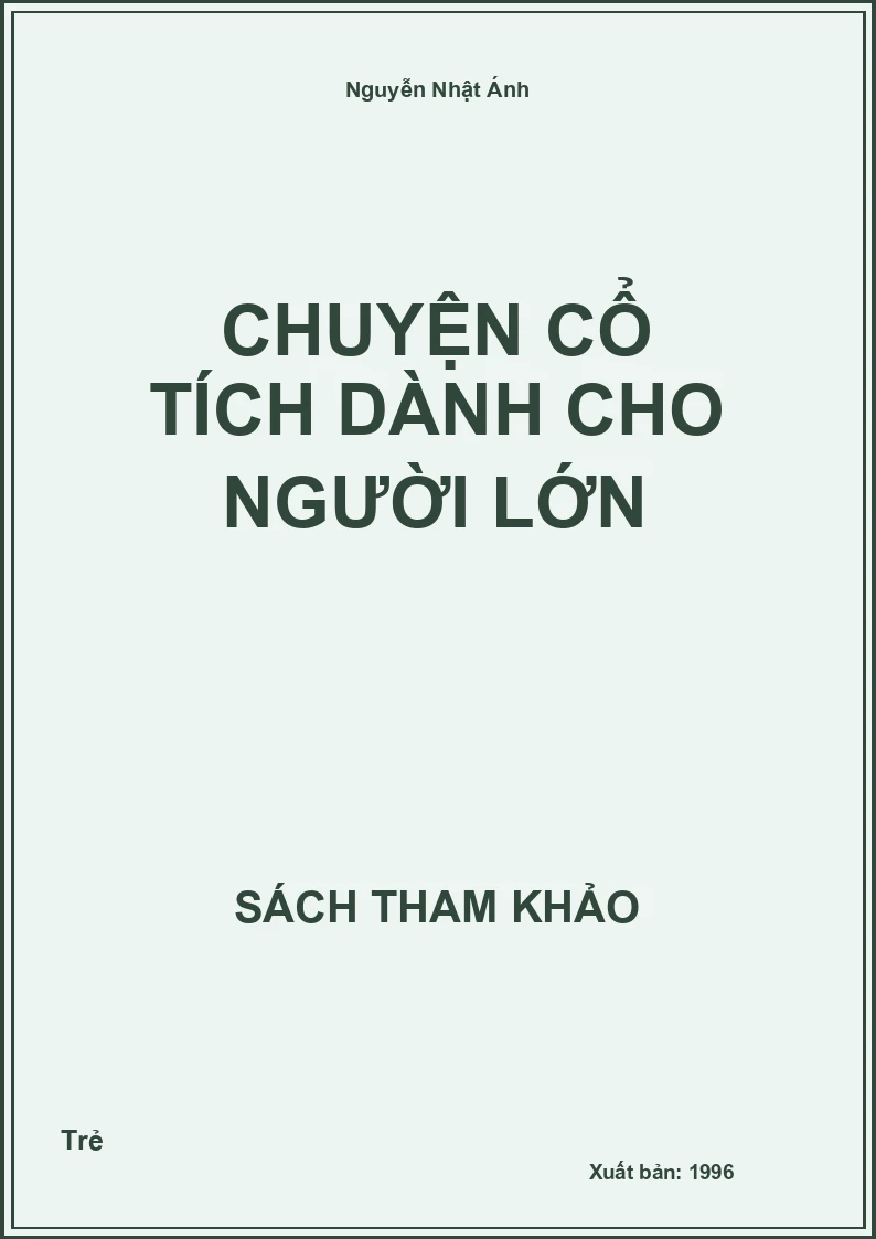 Chuyện cổ tích dành cho người lớn