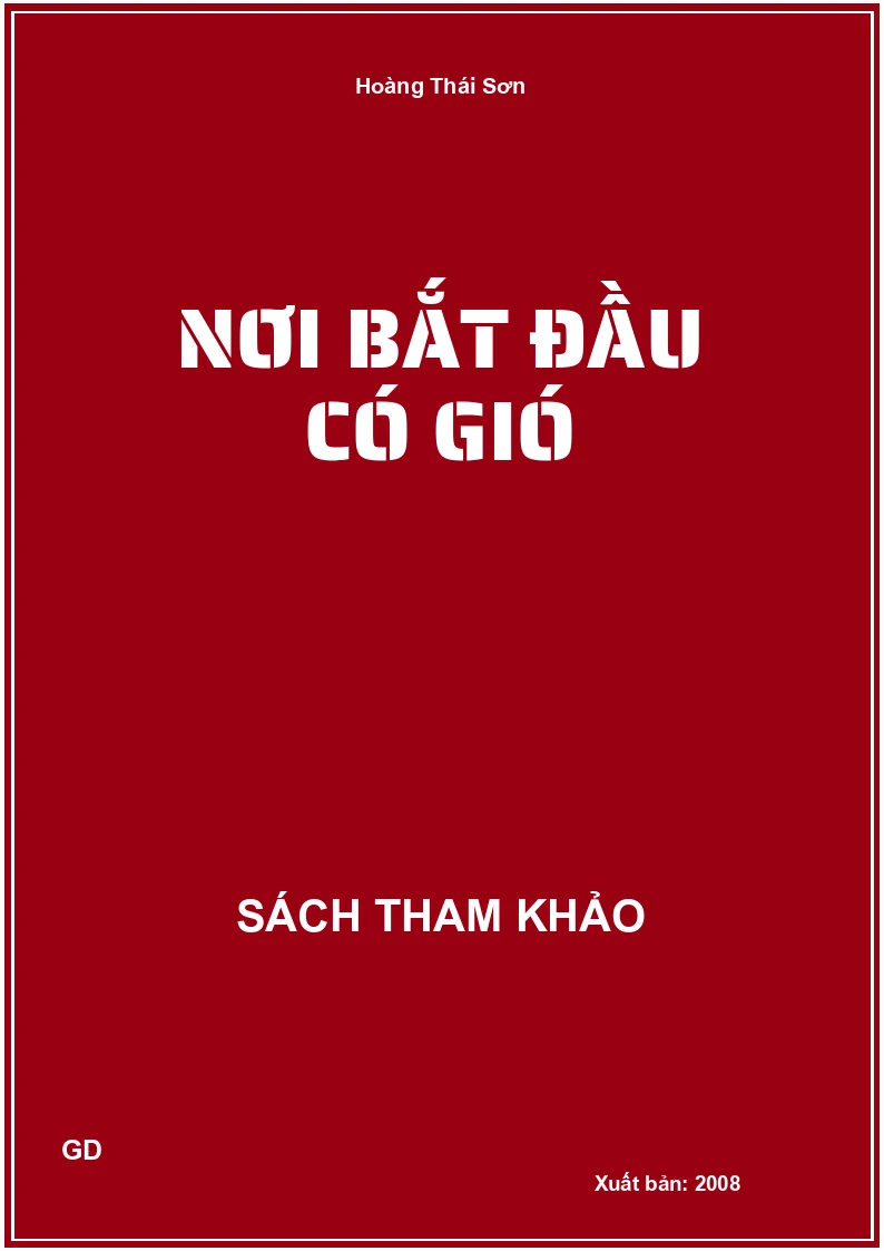 Nơi Bắt Đầu Có Gió