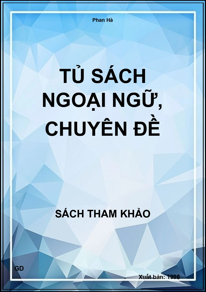Tủ Sách Ngoại Ngữ, Chuyên Đề