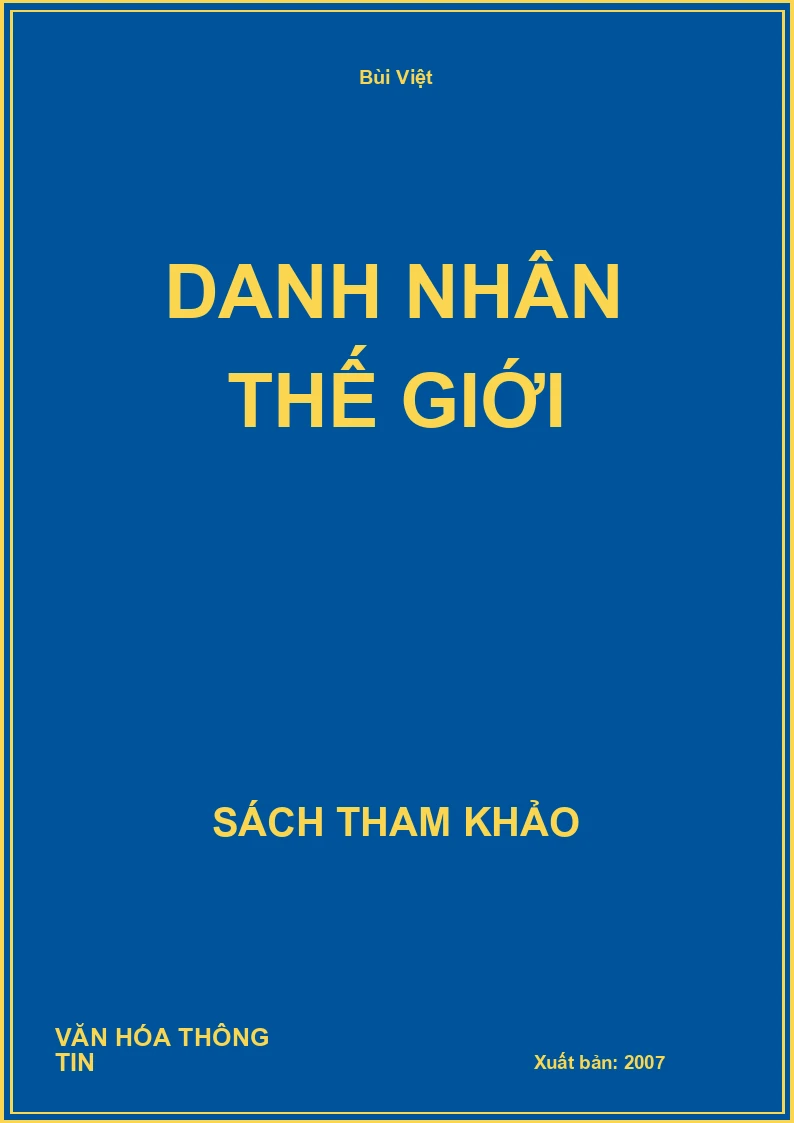 Danh Nhân Thế Giới