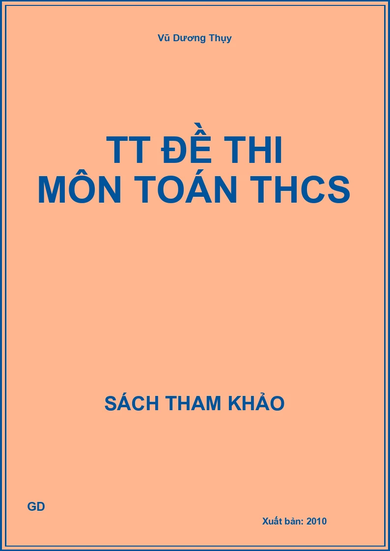 TT Đề Thi Môn Toán THCS